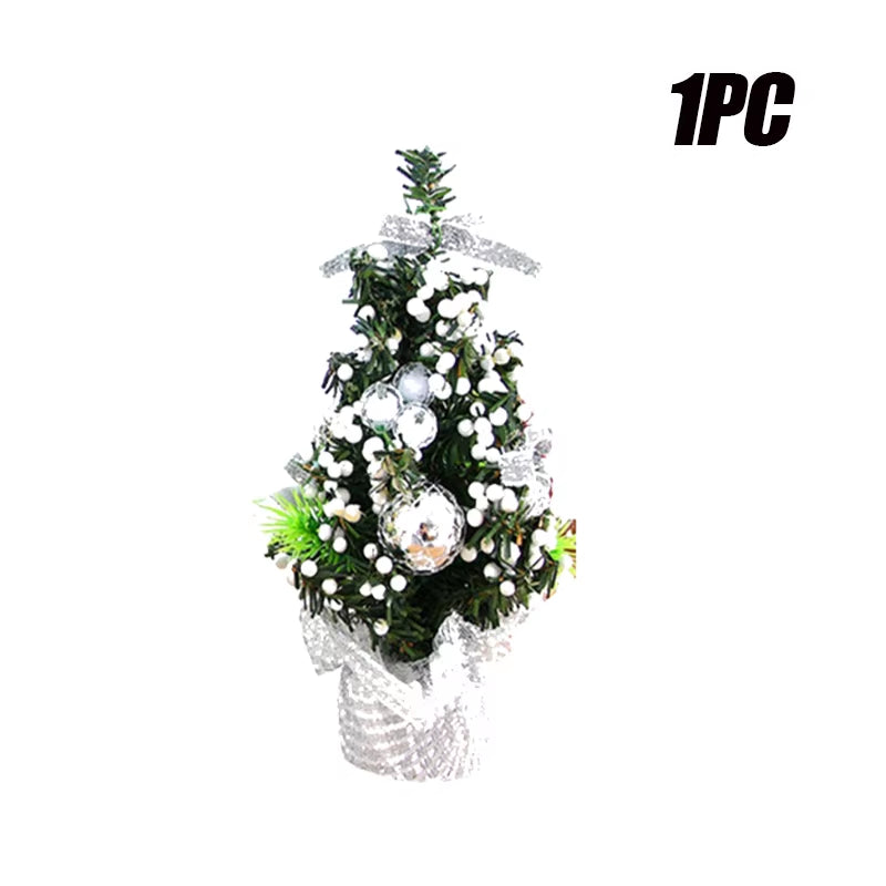 3PCS Christmas Tree Mini Christmas Tree Desktop Decorations Window Decorations Christmas Children'S Gifts Christmas Decorations